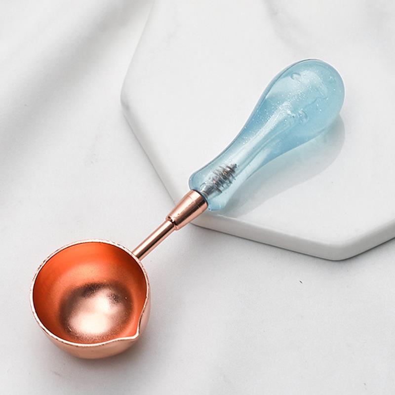 

Ложка для сургуча Ложка для огнестойкой краски Ложка для сургуча Пластиковая ручка Запечатанная для восковой печати Ложка для нагревания воска Инструмент для лака и воска