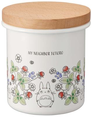 Skater Enamel Canister with Wooden My Neighbor Totoro Lid, 750ml, ENC8-A