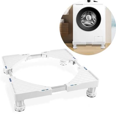 Waschmaschinenständer Antivibrationsfüße Pads Beweglicher Geräteständer Wäschepodest Waschmaschinenuntergestell Möbelpad