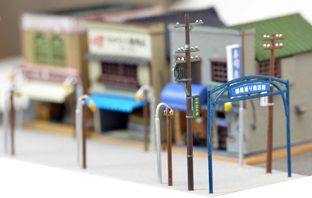 Scenery Collection Scenery Accessories 124 Shopping Street Accessories Set Diorama Supplies