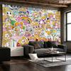 LankyBox Cartoon Pattern Home Decor Tapestry, Wall Hanging, Decorative RV Wall Cloth.ZGT0914061