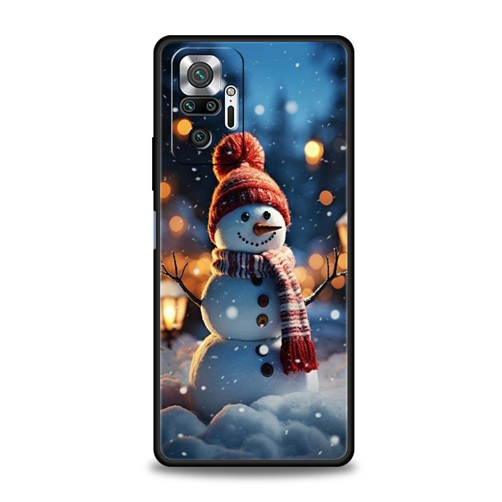 Phone Case For Xiaomi Redmi Note 13 12 5G 9S 9 8 10 11 Pro 9T 13C 12C 10C 9C 9A 7 Pro Silicone Cover Christmas Graphic Printed