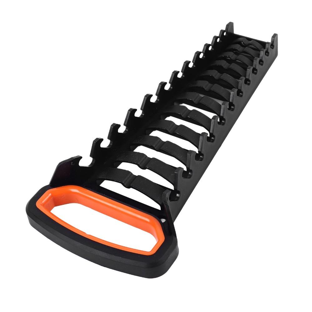 Ratcheting Design Wrench Rack Carrying Handle Tool Trays Wrench Holder Socket Organization