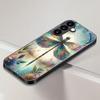 Dragonfly pattern tempered glass phone case suitable for Samsung GalaxyS26 S25 S24 S23 S22 S20FE/Ultra/Plus anti drop back cover