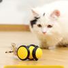 Electric Cat Car toy Cute Bee Running Kitten Pet Toys Interactive Random Moving Stick Teaser Feather Electric Pet Cat Toys