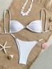 Spring Style Women's String Bikini - Thin Rope Triangle Cups