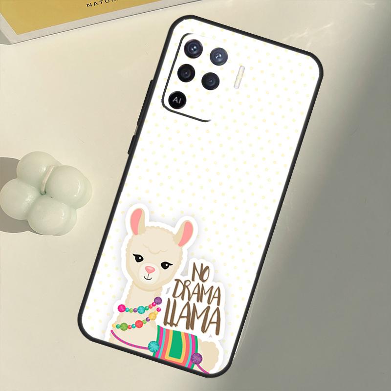 Lama Llama Alpaky Pouzdro Pro OPPO A74 A94 A54 A1K A15 A16 A52 A72 A83 A91 A93 A53S A5 A9 A31 A53 2020 Kryt