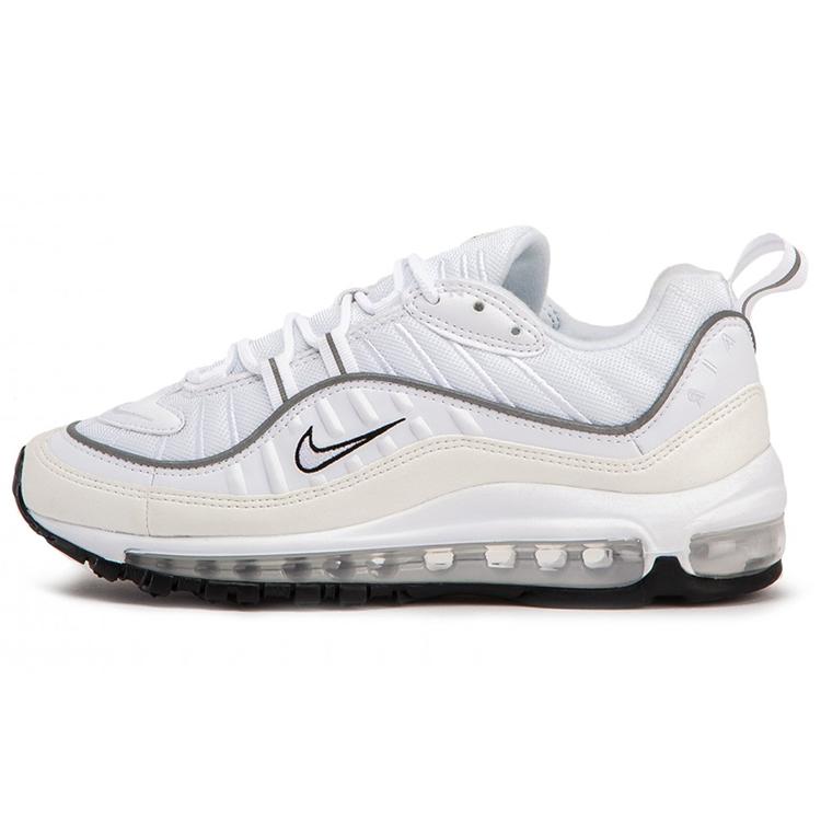 

Новые женские Nike Air Max 98 Белые/Светоотражающий серебристый AH6799-103 38.5