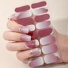 16Tips Sparkling Glitter Full Cover Nail Polish Strips Solid Adhesive Nail Wraps Manicure DIY Decoration Nail Sticker