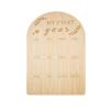 Bear/Egg/Door Shape Baby Milestone-Photo Frame Wood Board Photo Banner  Mothers Day Celebrations
