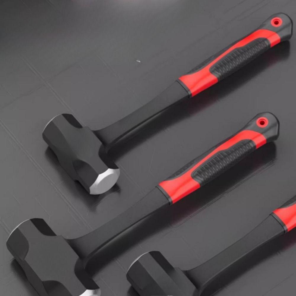 Heavy-Duty Solid Hammer High-carbon Steel Wall Smashing Sledgehammer  Construction Site