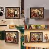 CRESYMME Dollhouse Miniature Book Nook Wooden 3D DIY Handmade for Adults Mailing Kit, Puzzle, (Time-Carrying House)