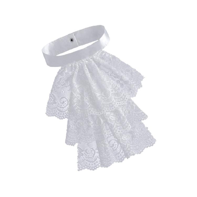 Vintage Styles Neck Ruff Unique Fashion Necklace Ruffled Pattern Neck Collar for Cosplay Lover