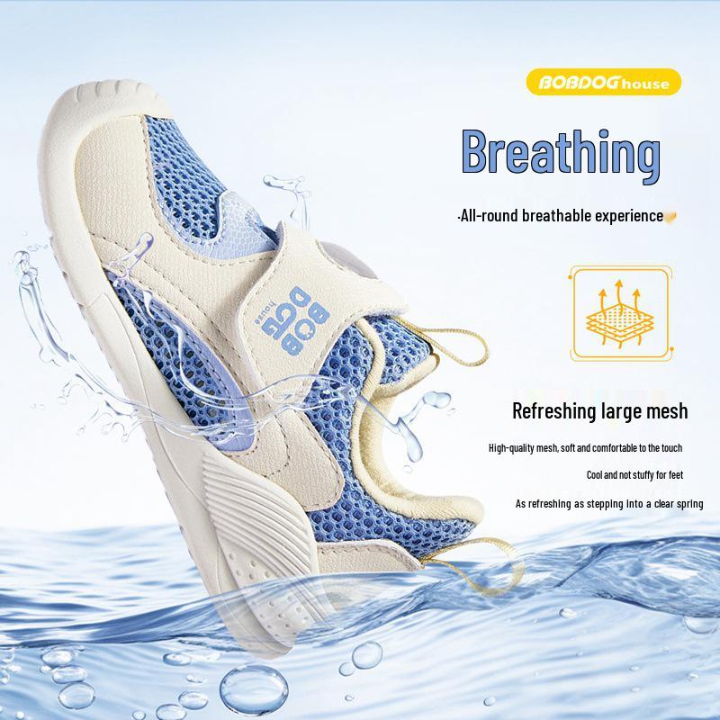 Babu Dou Kinder Atmungsaktive Mesh Sportschuhe - Weiche Sohle für Jungen & Mädchen Sommer 2025