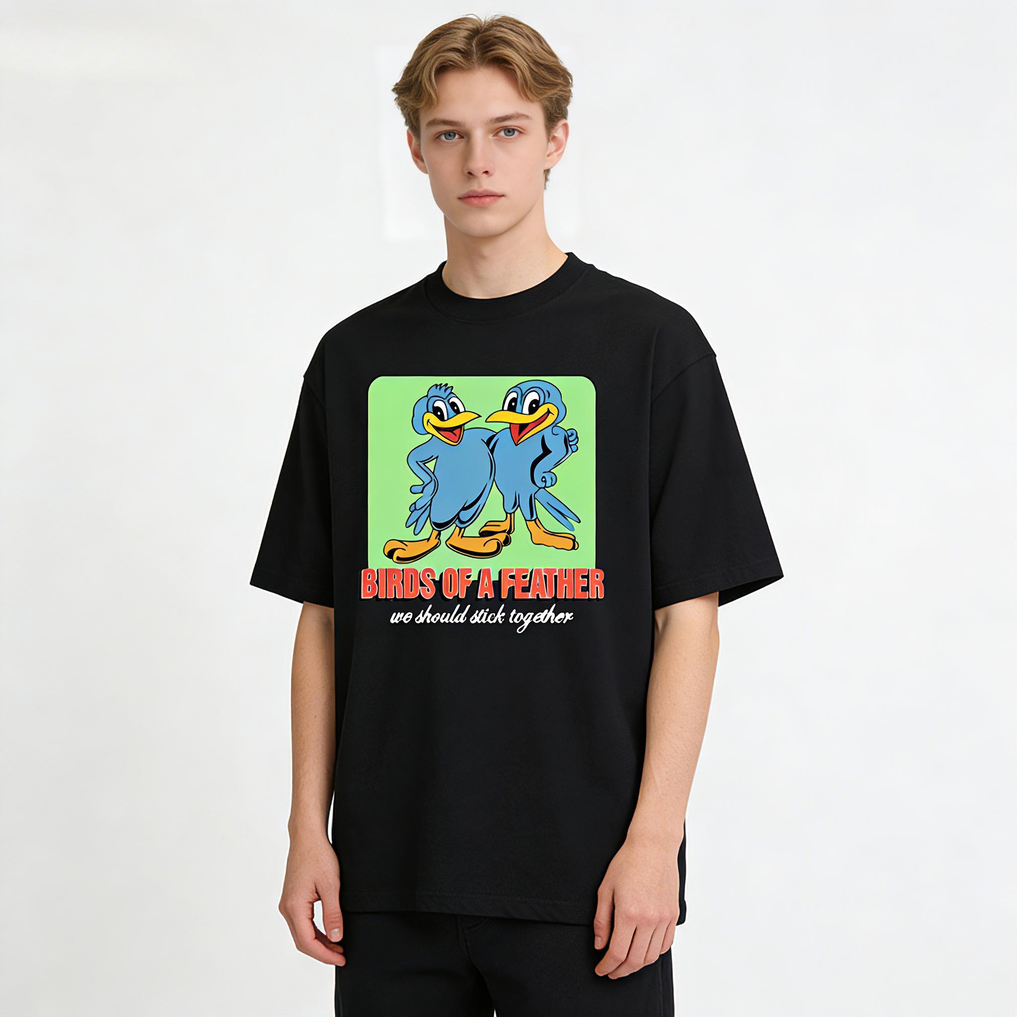 

2026 SpringSummer Hit Me Hard and Soft Similar Birdthemed Mens and Womens Fashionable Pop Music Streetwear S