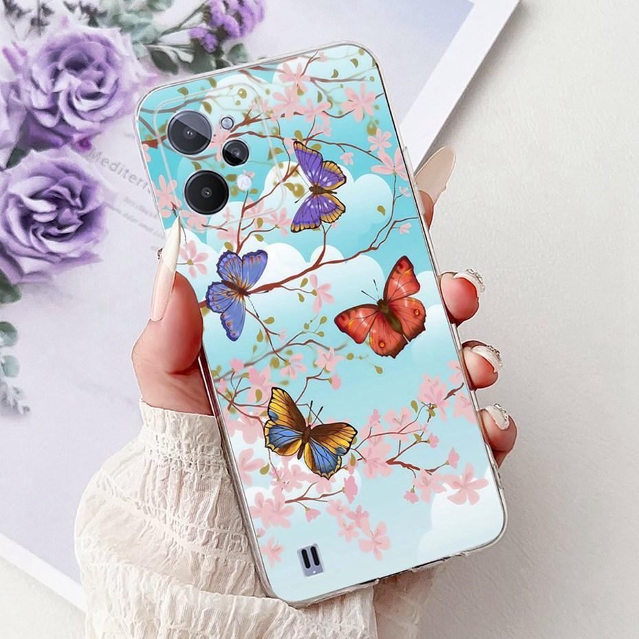Cute Painting Phone Case For Realme C31 C33 Soft Silicone TPU Back Cover For Realme C31 C33 2023 Cases Bumpers
