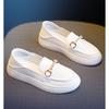 Fashion Little White Shoes Womens 2025 Summer New Soft-Soled Non-Slip Loafers Fashionable Versatile Casual Small Leather Shoes Women