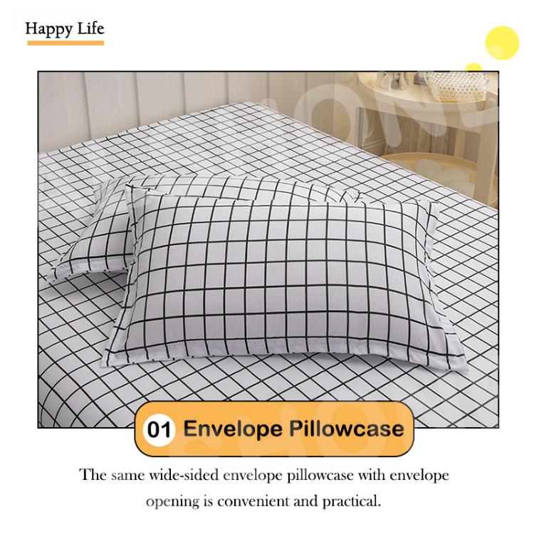 4 in 1 Full Garterize Bedding Set Fitted Bed Sheet Comforter Cover Pillowcase Single Double Queen HomeDecor