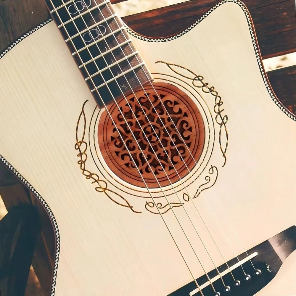 Decorative Cutout Acoustic Guitar Accessory Guitar Feedback Buster For Acoustic Guitars