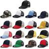 New 5 Pane Mesh Baseball Cap Adult Hip Hop Curved Snapback Hats Summer Sunshade Sun Hat Simple Trucker Advertising Cap