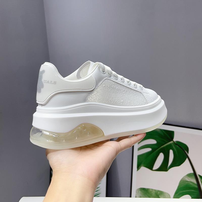 McQueen Printemps nouvelle semelle compensée chaussures à plateforme souples décontractées