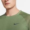 Nike Dri-Fit Adv Reflective Stripe Lightweight Running Short-Sleeve Crew Neck T-Shirt Men Tops Oil-Green DX0854-386
