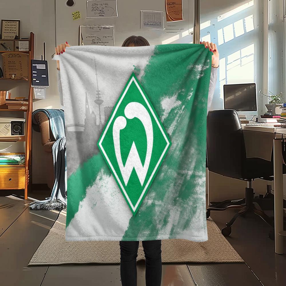 SV Werder Bremen Flanelldecke, Hohe Qualität, Bequem für alle Jahreszeiten, Heimdekoration, Wärme und Komfort