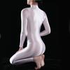 Sexy Shiny Full Body Bodysuit Oil Gloosy Sexy Tight Shaping Thong Bodysuit Catsuit Sheer See Through Sexy Tight Candy Color