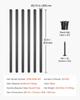 Staircase Balusters 101 Pack 32 In Aluminum Spindles with Screws/Rail Caps