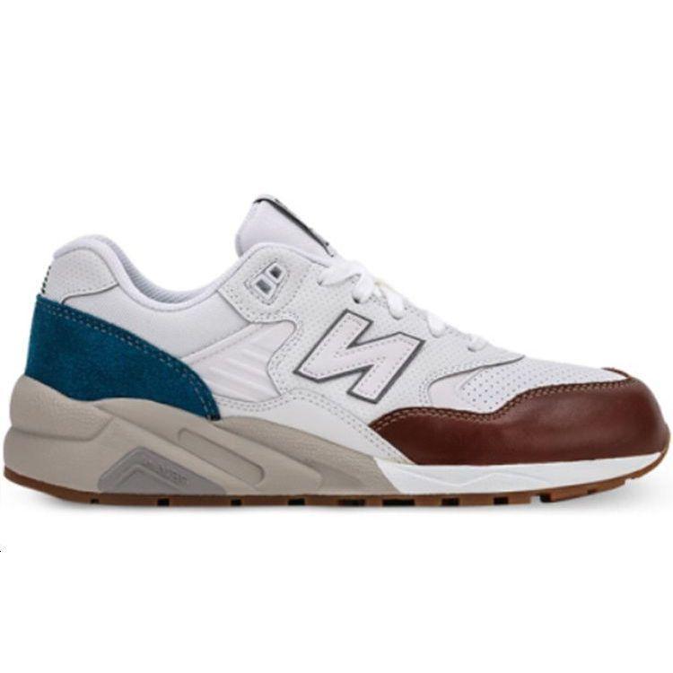 New Balance NB 580 Retro Sports Shoes Unisex Sneakers White Blue Brown MRT580NM