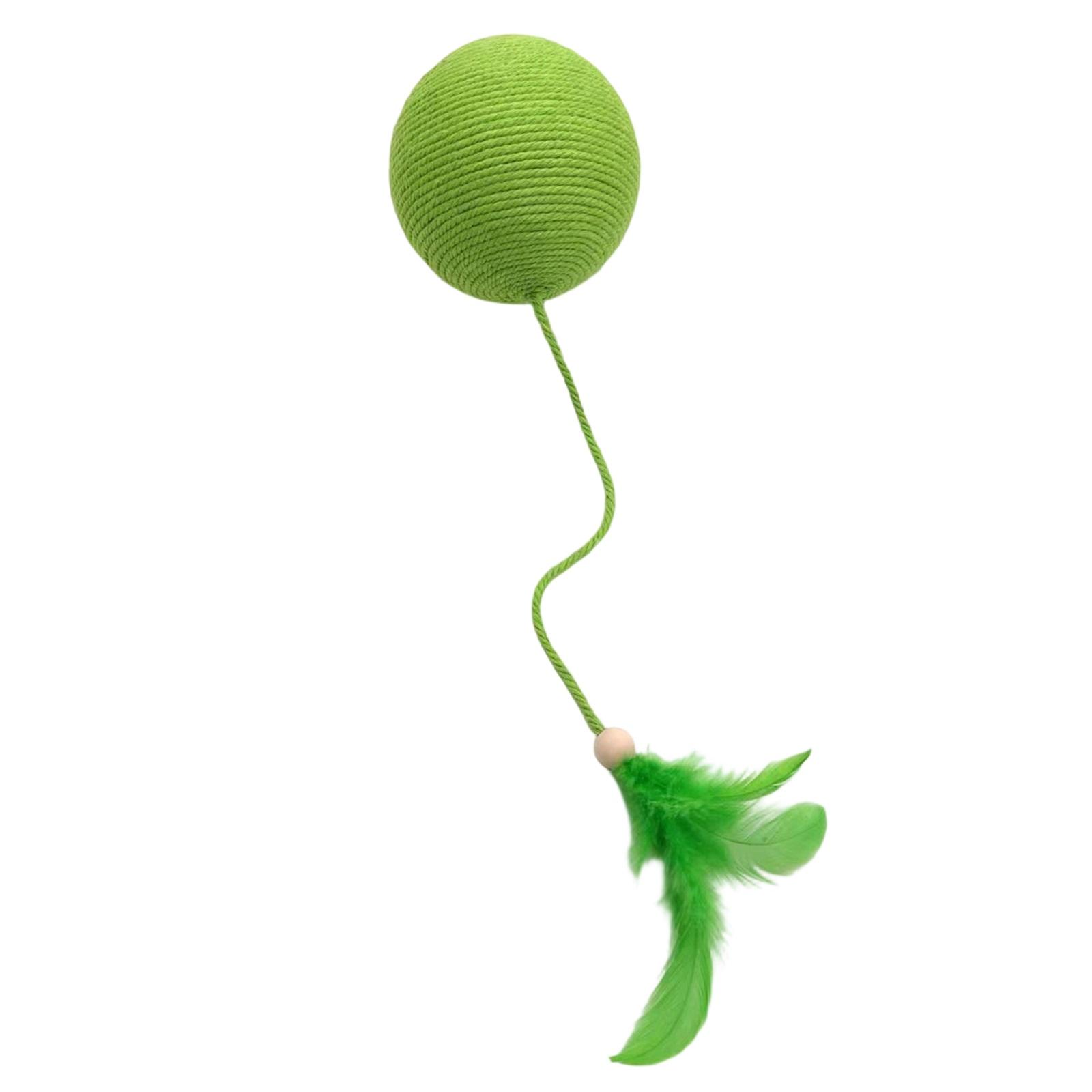 

Игрушки для питомцев, Не выцветают, Встроенные погремушки, Подарок для кошек, чтобы играть One Size зелёный