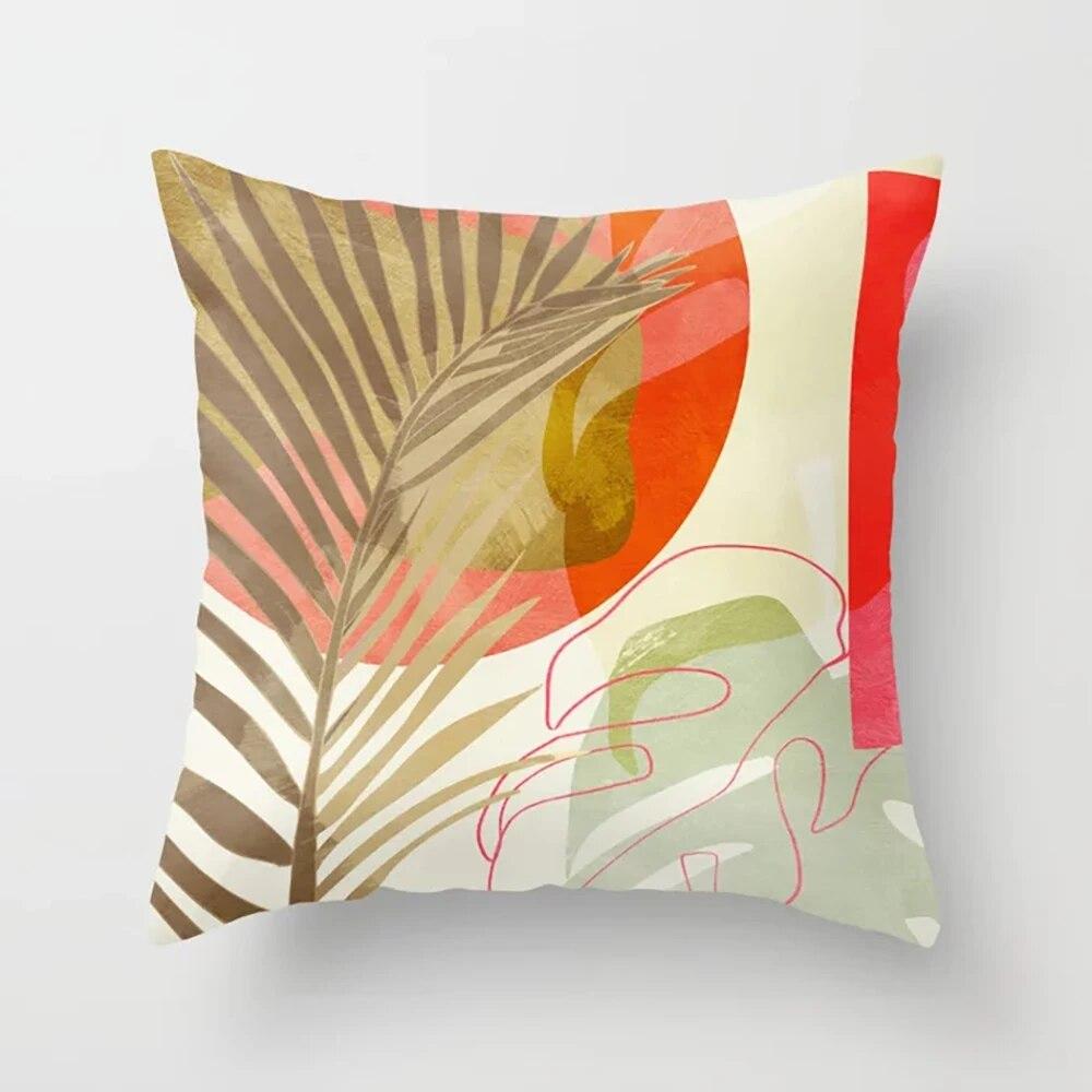 

Наволочка для домашнего декора с красочной текстурой и рисунком алфавита, напечатанная для спальни, гостиной 40x40cm