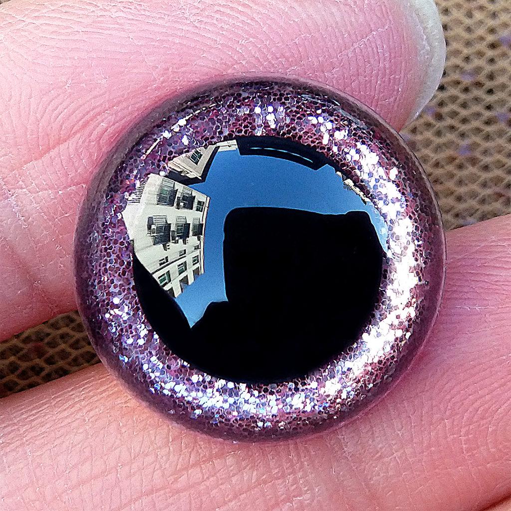 10 perechi Ochi de Siguranță 3D din Plastic cu Sclipici Pentru Jucării Croșetate Măiestrie Big Amigurumi Păpuși de Tricotat de Pluș 9/10/12/14/16/18/20/24mm