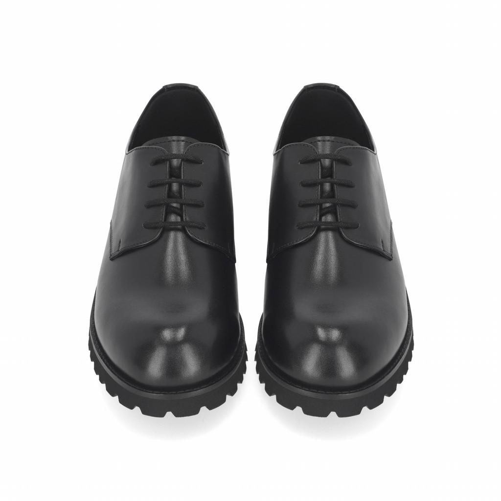 Elcanto Intense Men'S 4-Hole Round Chunky Sole Derby Dress 3.5Cm Lcmd98I413