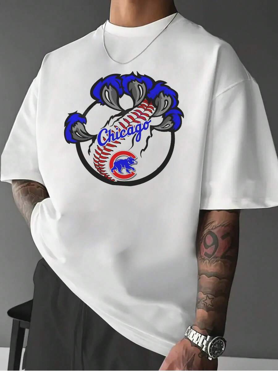 

Baseball Claw Unisex s Funny T-Shirts Chicago Cubs Baseball Fan Funny TShirts S
