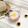 Daisy Round Children's Crossbody Bag Girl's Fashion Shoulder Bags Flowers Child Purse Kids Messenger Bag Kid Wallet Clutch