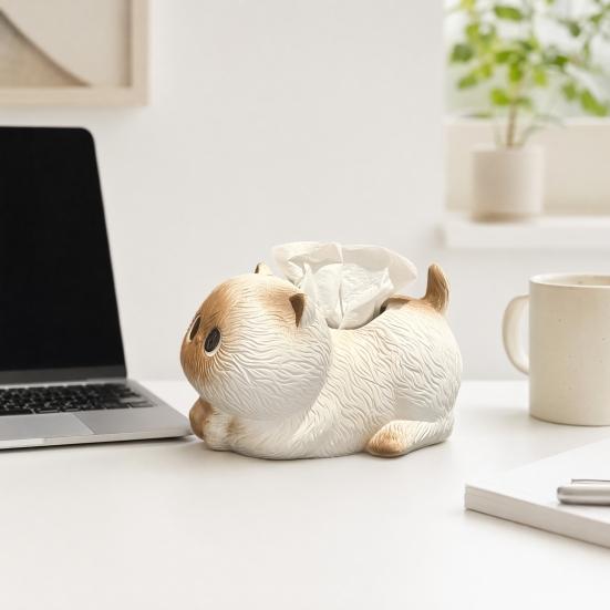 Tissue Dispenser, Cute Cat Shape Tissue Holder, Practical Storage And Unique Home Decor Napkin Box, for Bathroom Bedroom Living Room