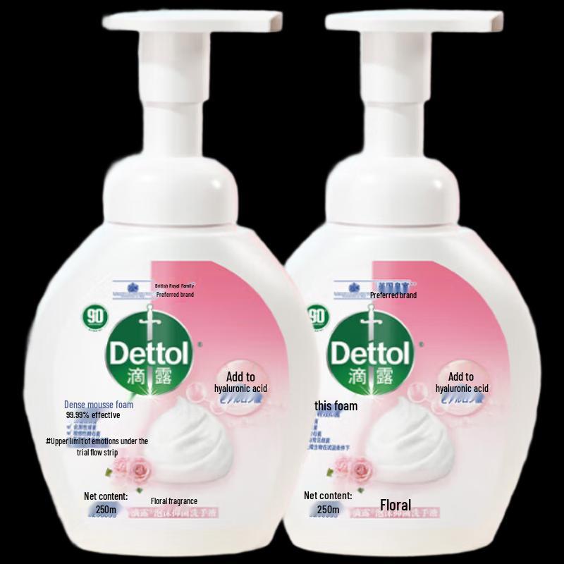 Dettol Floral Scent Foam Hand Wash (2-Pack)