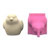 Creative Bird Shaped Cement Planter Silicone Mold for Flower Pots Pen Holder Casting Mold for Garden Decoration