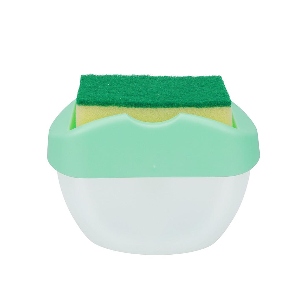 Dispensador de sabão 2 em 1 e dispensador de sabão para esponja 13oz