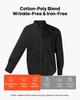 Men's Button Up Shirt, Mens Long Sleeve Wrinkle-free Button Down Dress Shirts, Slim Fit Soft Stretch Fabric for Business Casual or Formal, Work,
