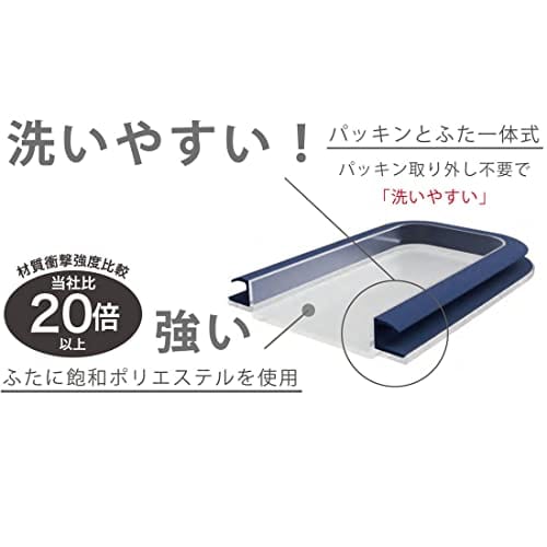 Iwasaki Industries 3-Way Slim Easy-Care Lunch Box, B-1484 KN, Khaki