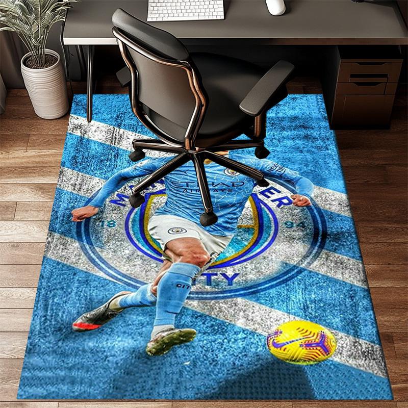 Haaland Football Player Rug Game Carpet, Floor Mat for Bedroom Living Room Entryway Rug, Home Decor Idea Gift for Christmas birthday