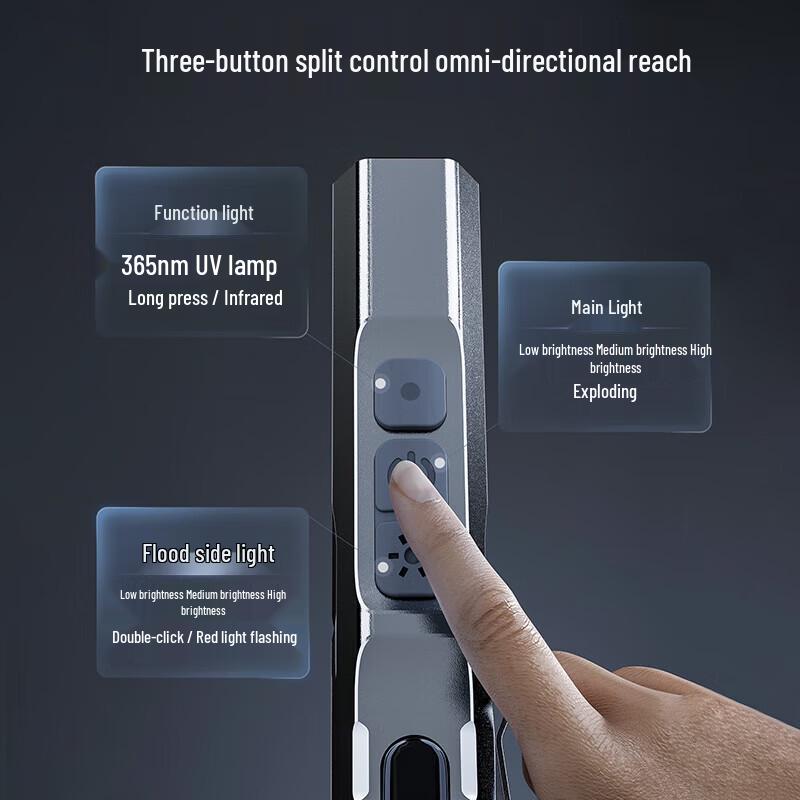 WARSUN T9Pro Rechargeable Portable LED Flashlight