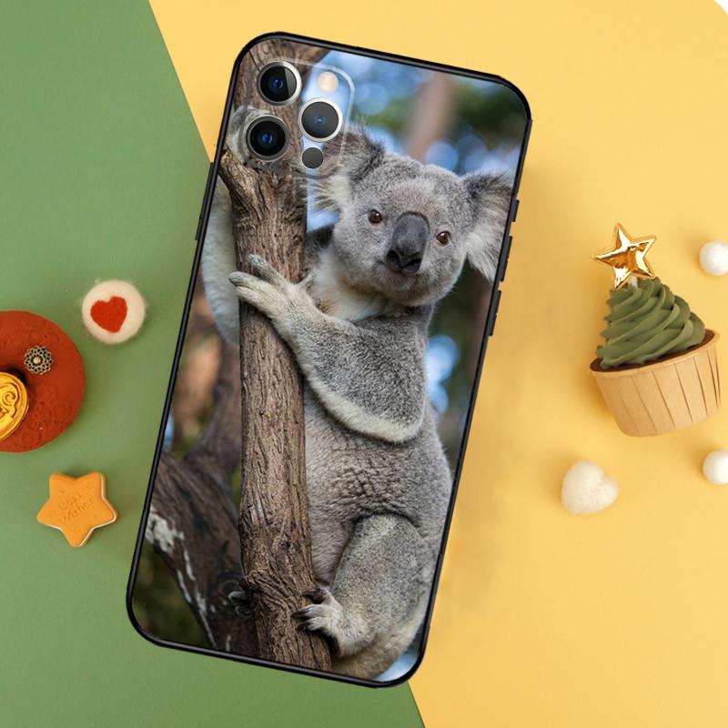 Koala Phone Case For iPhone 17 17Air 16 16E 15 14 13 12 11 Pro Max 12 13 Mini Shockproof Cover