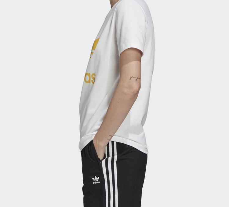 Adidas Originals Set in Sleeve T Shirt Women's White FM3292