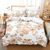 Flower Duvet Cover Set For Girls Women Bedroom Decor 3d Digital Print Polyester Comforter Cover Quilt Cover King Queen Full Size