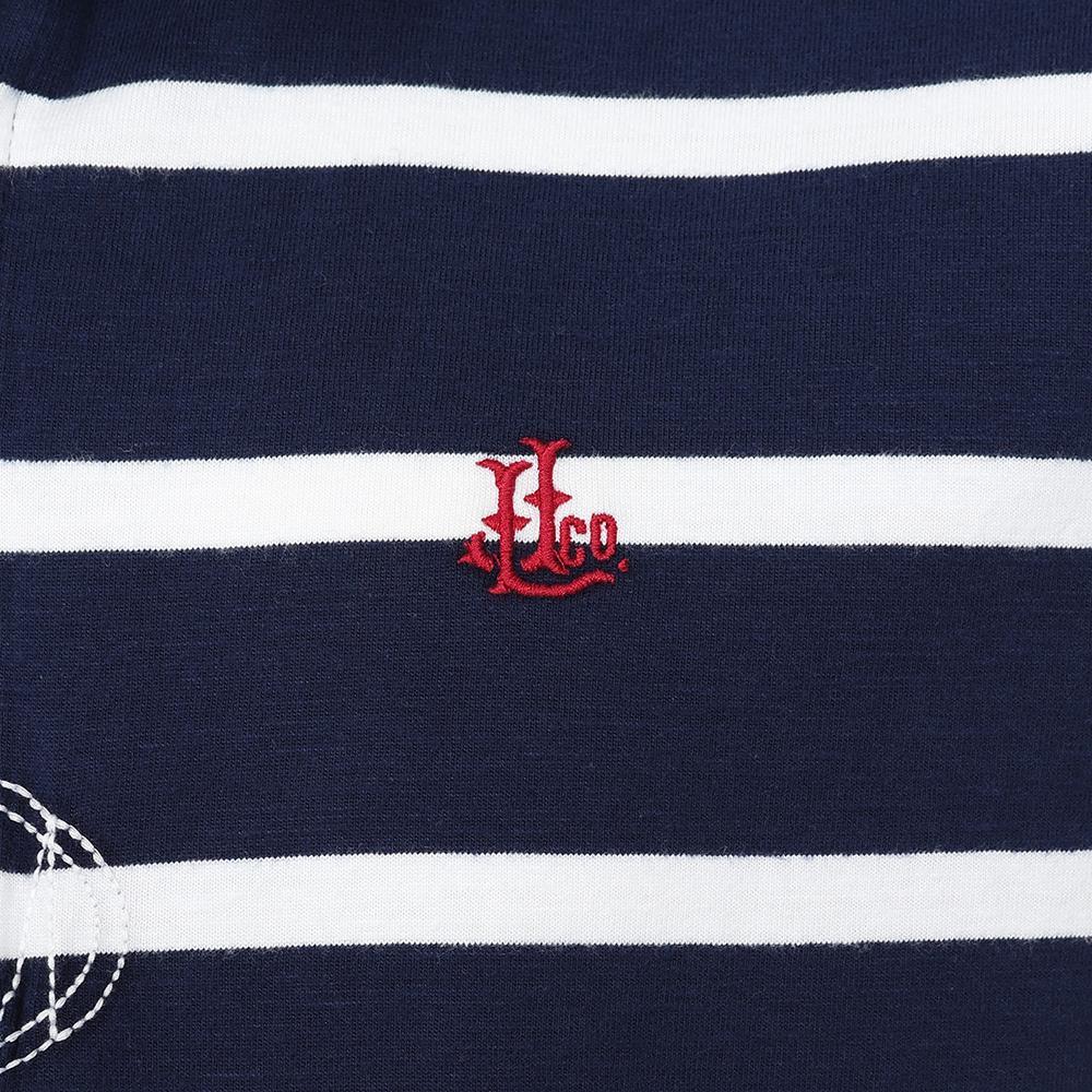 Lazy Jacks Herren Gestreiftes Kurzarm Rugby Poloshirt