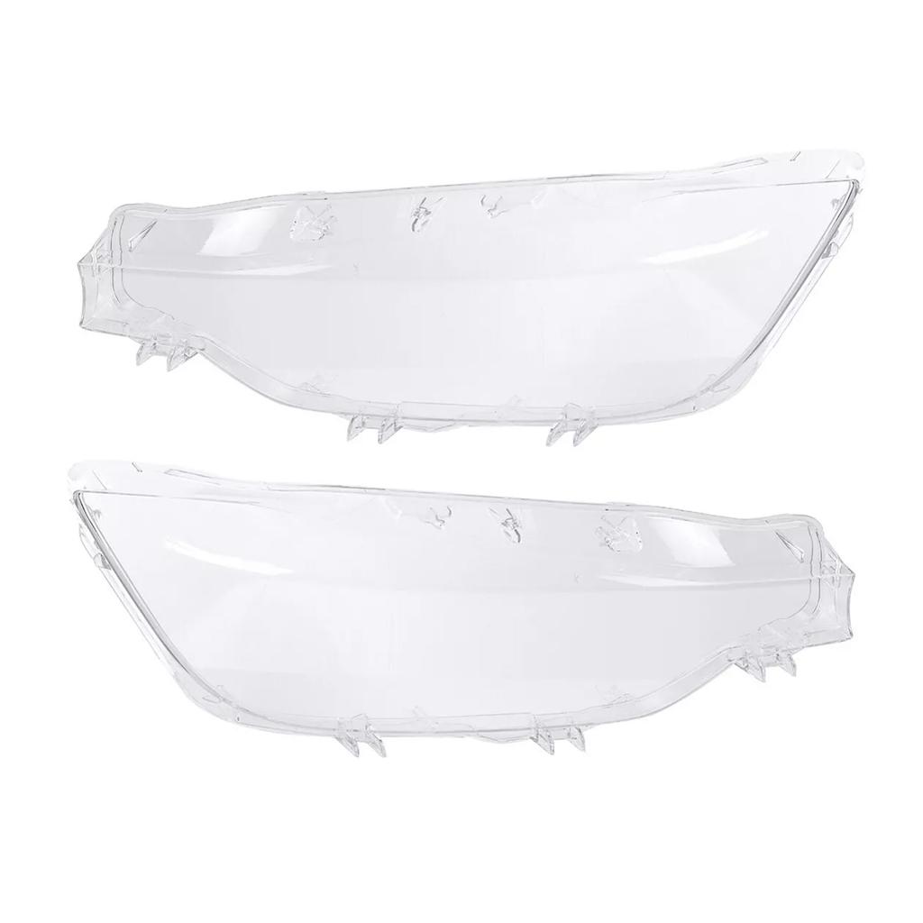 2PCS Xenon Headlight Headlamp Clear Lens Cover For BMW 3 Series F30 2016-2018