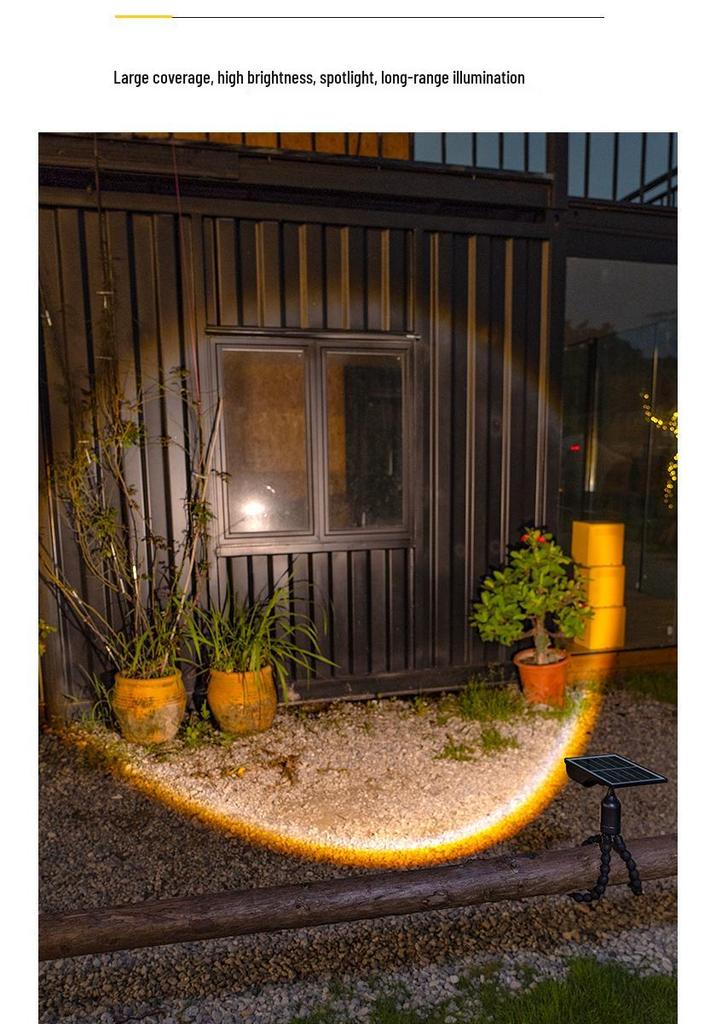 New Solar Octopus Clip Lamp: Outdoor Garden Courtyard & Home Spotlight